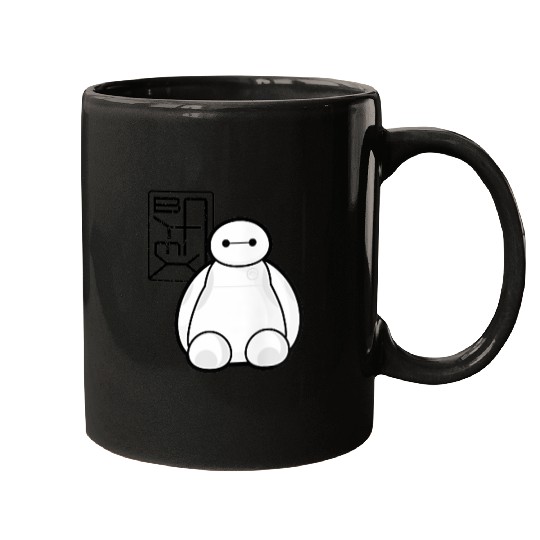 Disneyss Big Hero 6 Baymax Sitting Pocket Logo Mugs