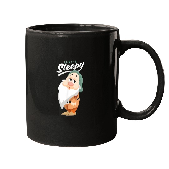 Disney Snow White And The Seven Dwarfs Always Sleepy Mugs, WDW Magic Kingdom Disneyland Family Vacation Birthday Gift
