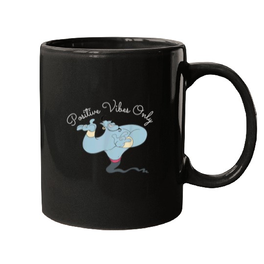 Disneyss Aladdin Genie Positive Vibes Vibes Only Portrait Mugs