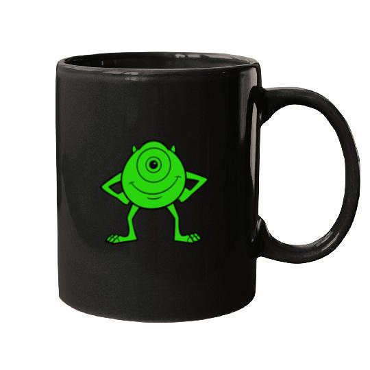 Disney Pixarss Monsters Inc. Mike Wazowski Cyclops Retro Mugs