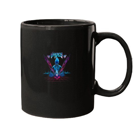 Disney Villains Hades 90s Rock Band T-Shirt Mugs
