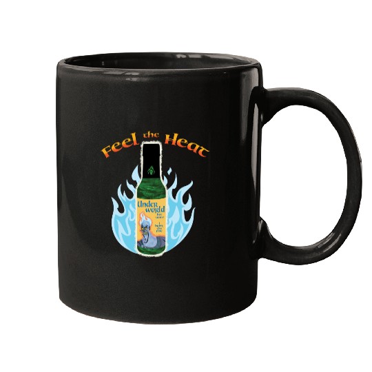 Disney Villains Hades Feel The Heat Under World Chest Logo Mugs