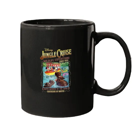 Vintage Disney Jungle Cruise Ride Mugs, Disney Cruise Mugs, Jungle Cruise Mugs, Mickey and Friends