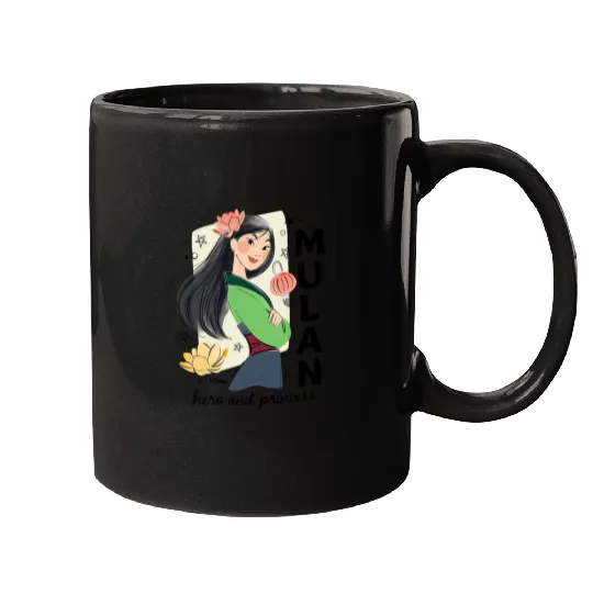 Disney Princess Mulan Hero And Princess Mugs