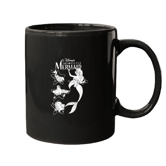 Disneyss Little Mermaid Friends Under The Sea Graphic Mugs