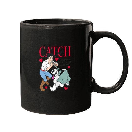 Disneyss Valentine's Day The Little Mermaid Eric Great Catch 2 Mugs