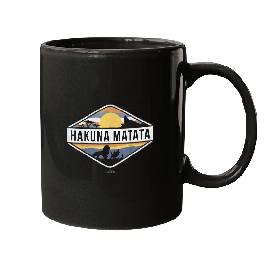 Disneyss Lion King Hakuna Matata Sunset Graphic Mugs