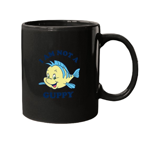Disneyss The Little Mermaid Flounder I Am Not A Guppy Pocket Mugs