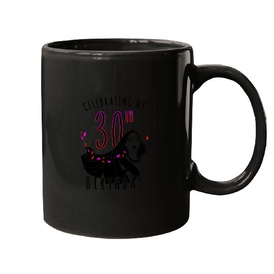 Disney Pocahontas Celebrating My 30th Birthday Sketch Mugs