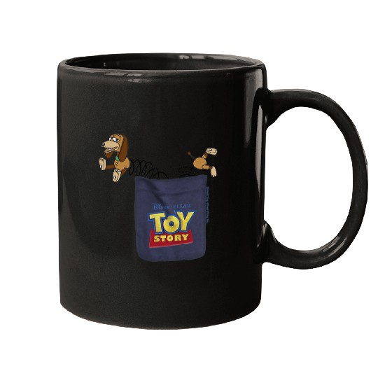 Disneyss Pixars Toy Story Slinky Dog Mini Pocket Icon Logo Mugs