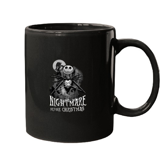 Jack Skellington Nightmare Before Christmas Halloween Mugs, Disney Halloween Party