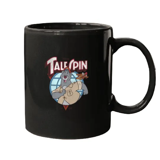 Disney TaleSpin Baloo Logo Mugs