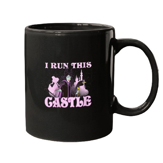 Disneyss Sleeping Beauty Maleficent I Run This Castle Portrait Mugs