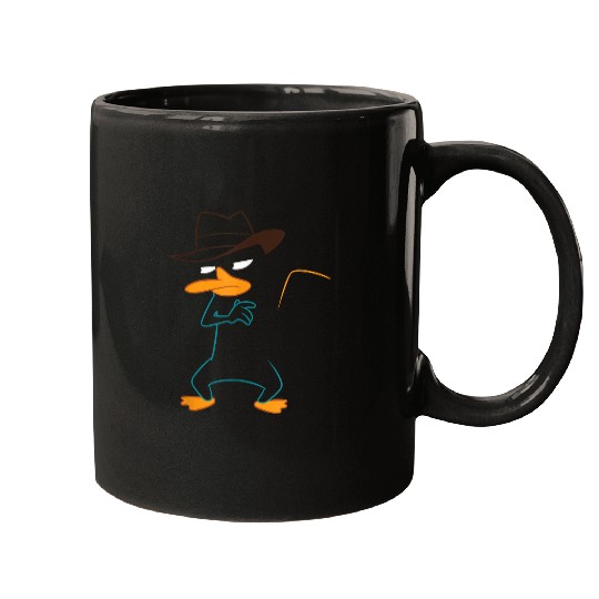 Disneyss Phineas And Ferb Agent P Undercover Outline shots Mugs