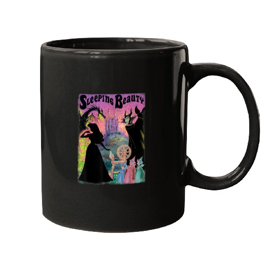 Disneyss Sleeping Beauty Aurora Maleficent Poster Mugs