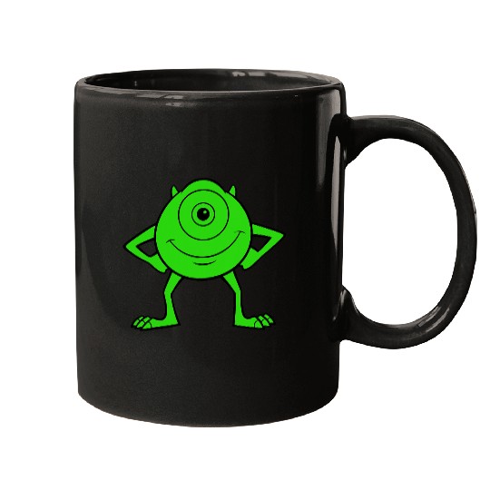 Disney Pixarss Monsters Inc. Mike Wazowski Cyclops Retro Mugs