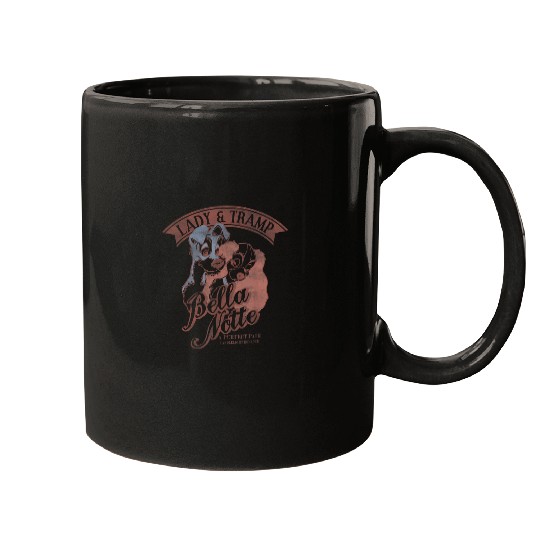 Disney Lady The Tramp Bella Notte Portrait Mugs