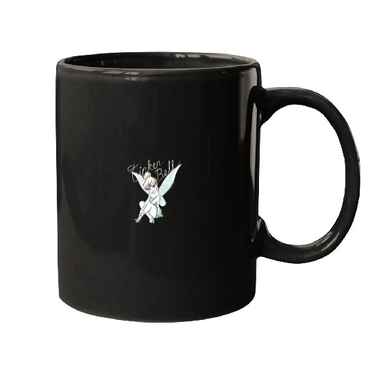 Disneyss Tinker Bell Sitting Mugs