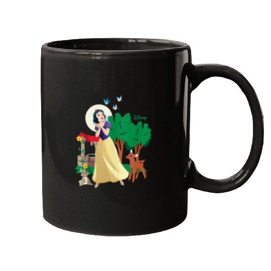 Disneyss Princess Snow White Nature Scene Mugs