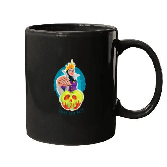 Disney Villains Evil Queen Poison Apple Just One Bite Mugs