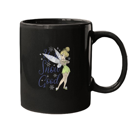 Disneyss Peter Pan Christmas Tinker Bell Up To Snow Good Mugs