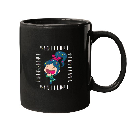 Disney Wreck-It Ralph Chibi Vanellope Excited Portrait Mugs