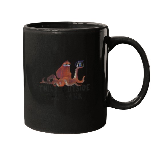 Disneyss Pixars Finding Dory Hank Think Outside Distressed Logo Mugs