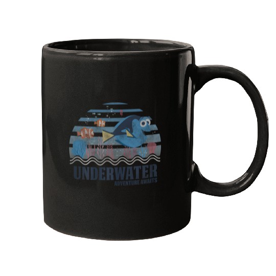 Disneyss Pixars Finding Dory Underwater Adventure Awaits Retro Mugs