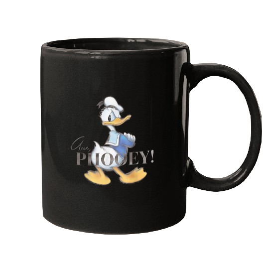 Disneyss 100 Anniversary Donald Duck D100 Quote Aw Phooey Mugs