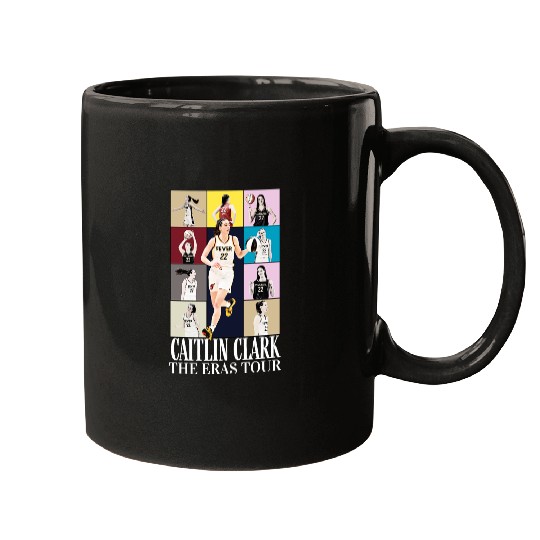 Discover Indiana Caitlin Clark The Eras Tour Women Basketball Tapestry Mugs