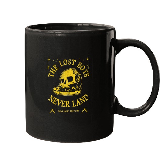 Disneyss Peter Pan Skull Rock The Lost Boys Neverland Mugs