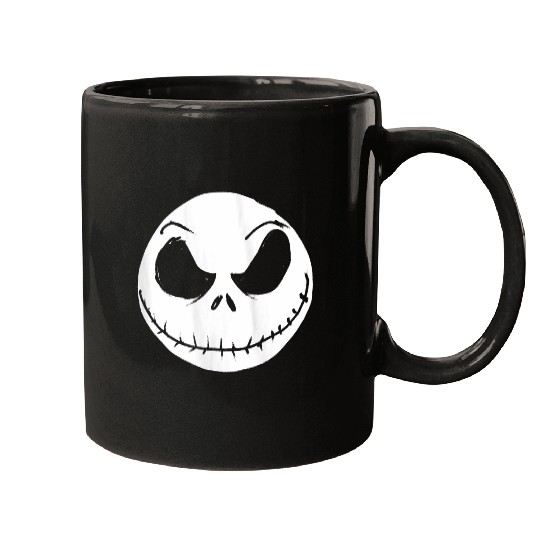 Disneyss The Nightmare Before Christmas Jack Skellington Faces Mugs