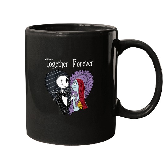 Disneyss The Nightmare Before Christmas Jack Sally Together Mugs