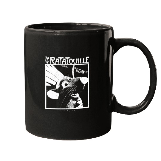 Disney Pixarss Ratatouille Chef Remy Faded Silhouette Mugs