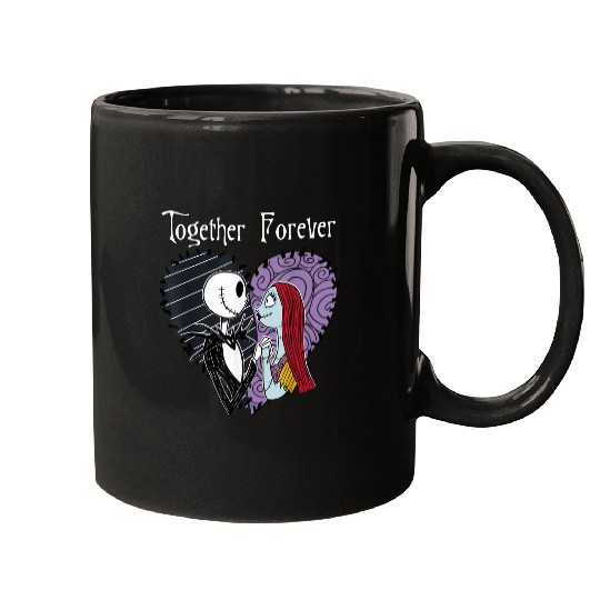 Disneyss The Nightmare Before Christmas Jack Sally Together Mugs