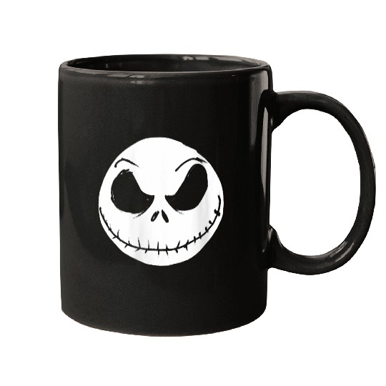 Disneyss The Nightmare Before Christmas Jack Skellington Faces Mugs