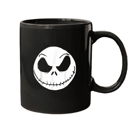 Disneyss The Nightmare Before Christmas Jack Skellington Faces Mugs