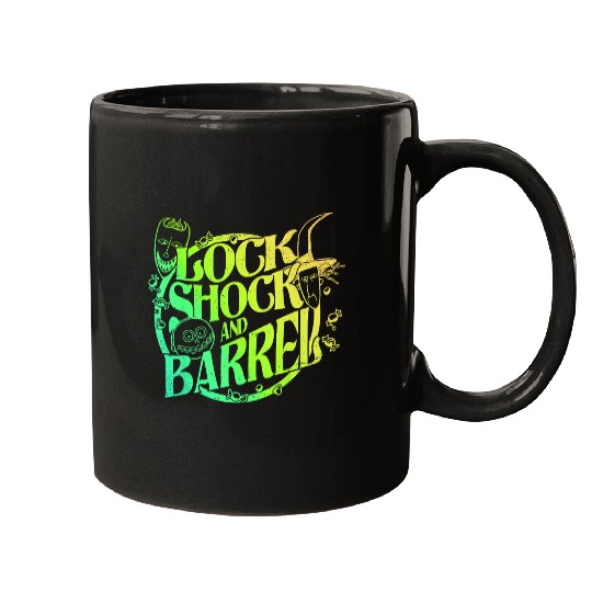 Disneyss The Nightmare Before Christmas Lock Shock Barrel V2 Mugs