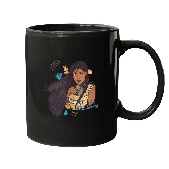 Disney Pocahontas Sketchy Portrait Mugs