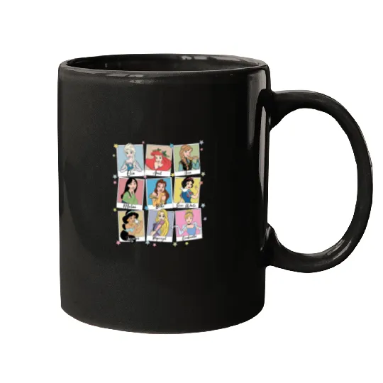 Retro Disney Princess Mugs, Princess Mugs, Disney Princess, Disney Trip Mugs, Vintage Disney Princess