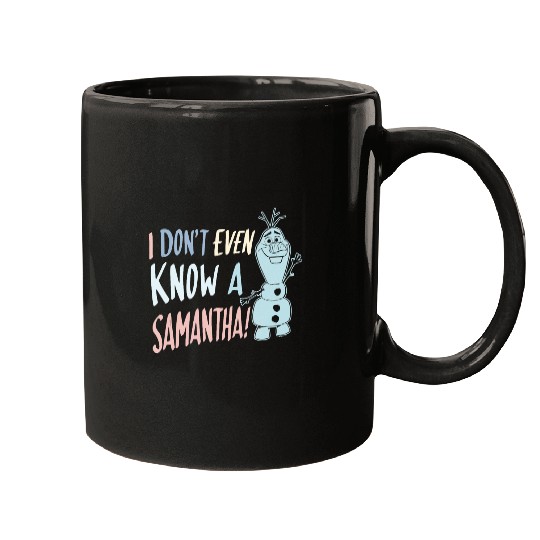 disney frozenss 2 Olaf I Dont Even Know A Samantha Tank Top Mugs