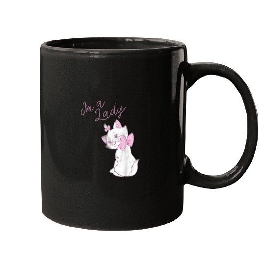 Disney The Aristocats Marie Im A Lady Text Mugs