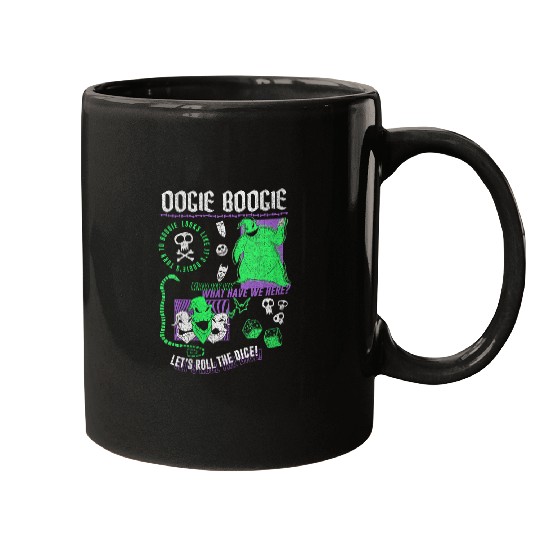 Disneyss The Nightmare Before Christmas Oogie Boogie Poster Mugs
