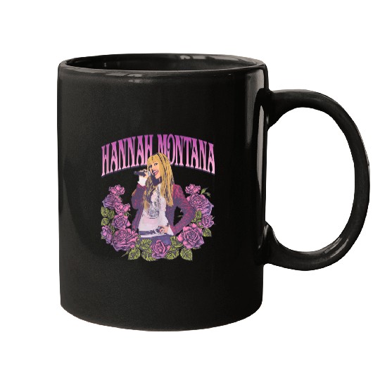 Disneyss Hannah Montana Iconic Popstar Floral Big Chest Frame Mugs