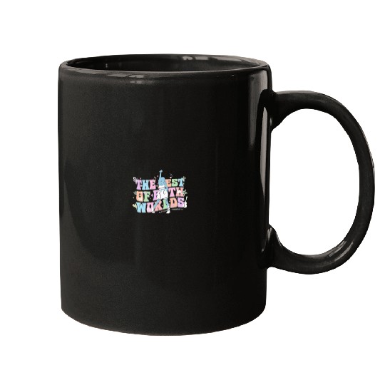 Disneyss Hannah Montana The Best Of Both Worlds Big Text Logo Mugs