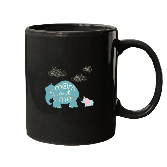 Discover Disney Dumbo Cute Elephant Mom and Me Mothers Day Mugs