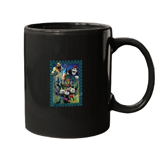 Discover Disney Epic Mickey Group Shot Poster Mugs