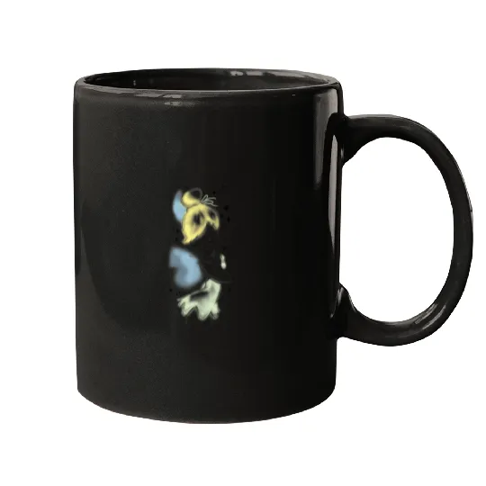 Disney Peter Pan Tinkerbell Airbrush Style Sketc Mugs