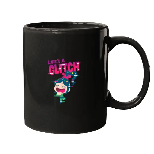 Disney Ralph Breaks the Internet Vanellope Glitc Mugs