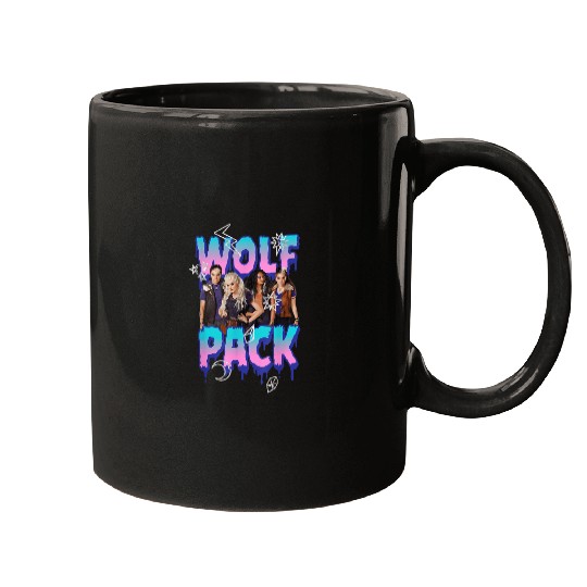 Disney Zombies Wolf Pack Group Poster Mugs